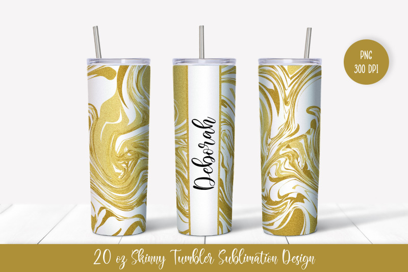 20oz-skinny-tumbler-sublimation-design-gold-marble-v-5