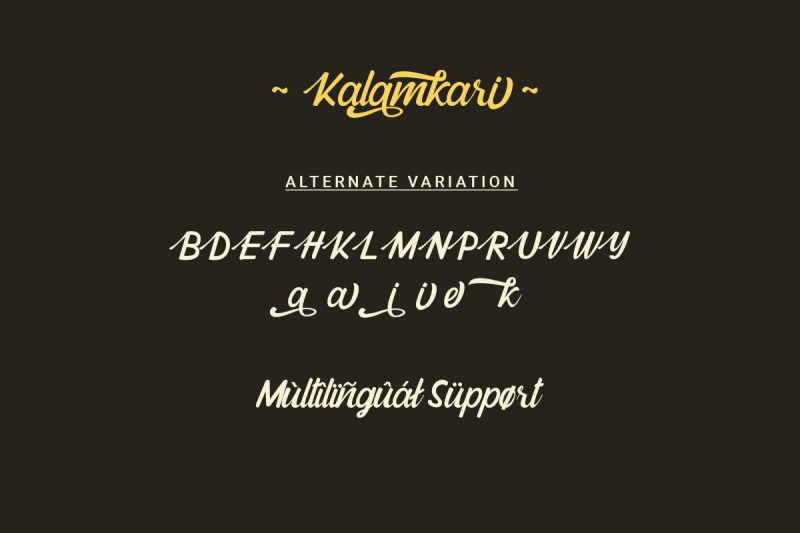 kalamkari-a-modern-script-typeface