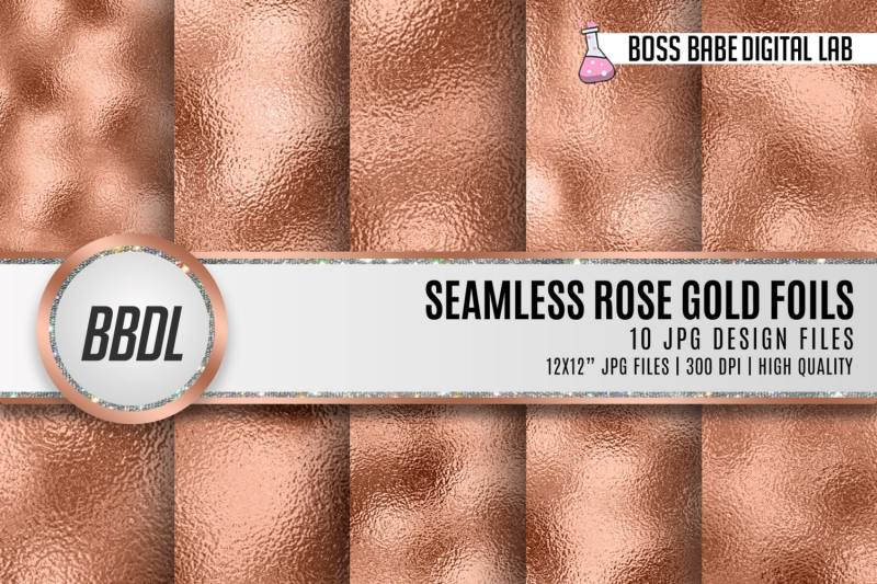 seamless-rose-gold-metallic-foil-textures