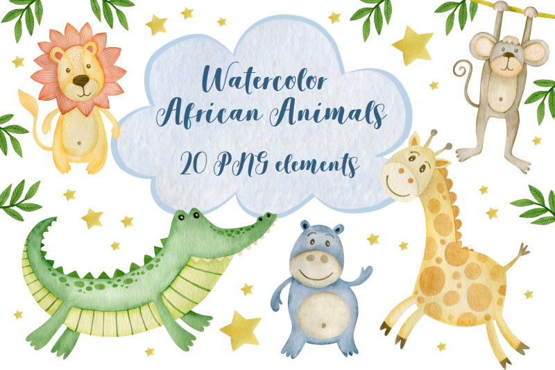 watercolor-african-animals-clipart