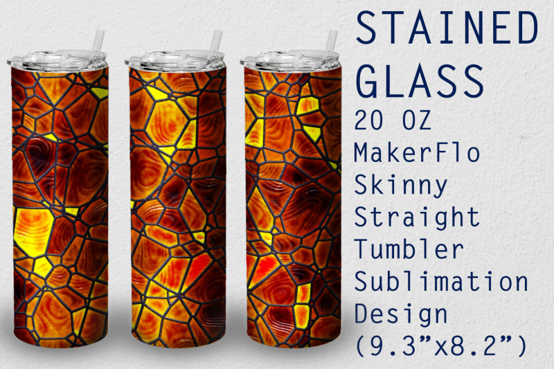 tumbler-straight-20-oz-sublimation-stained-glass-wrap-design