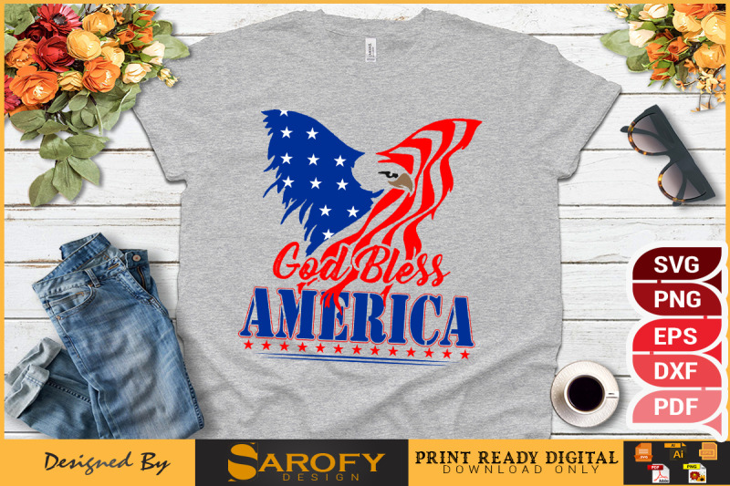 god-bless-america-vector-american-eagle