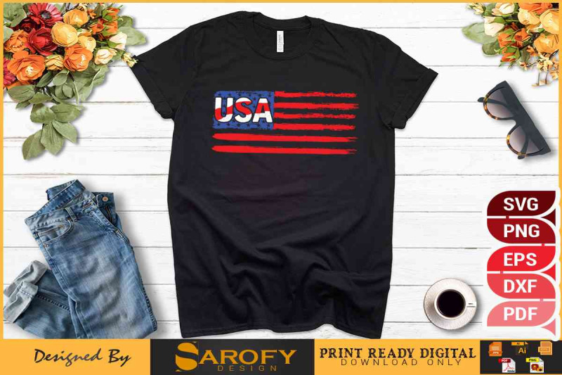 happy-4th-of-july-usa-flag-tshirt-design