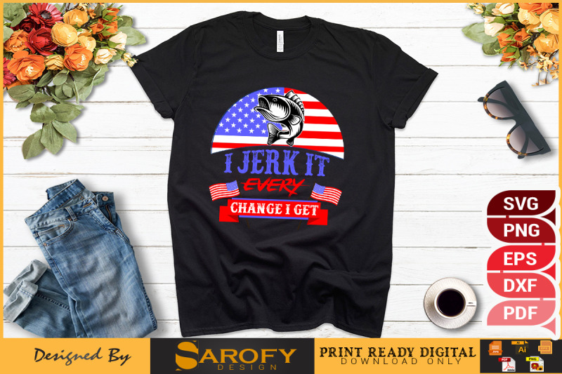 fishing-design-for-independence-day-usa-color-them