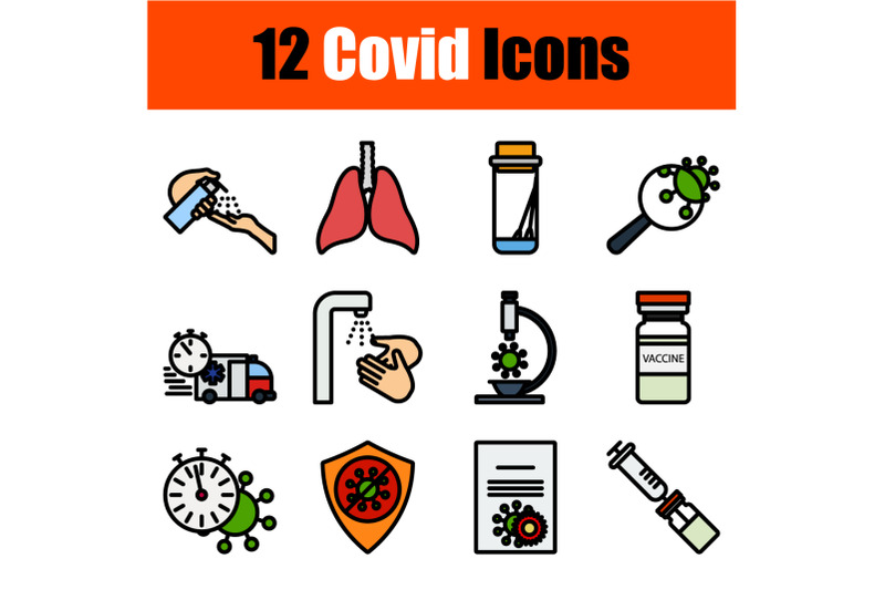 covid-icon-set