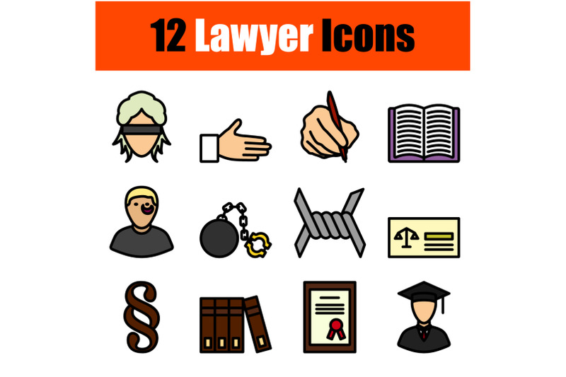 lawyer-icon-set