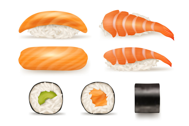 sushi-realistic-different-japanese-food-from-fish-sushi-seaweed-rolls