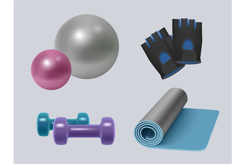 fitness-equipment-realistic-gym-accessories-energy-sport-symbols-for