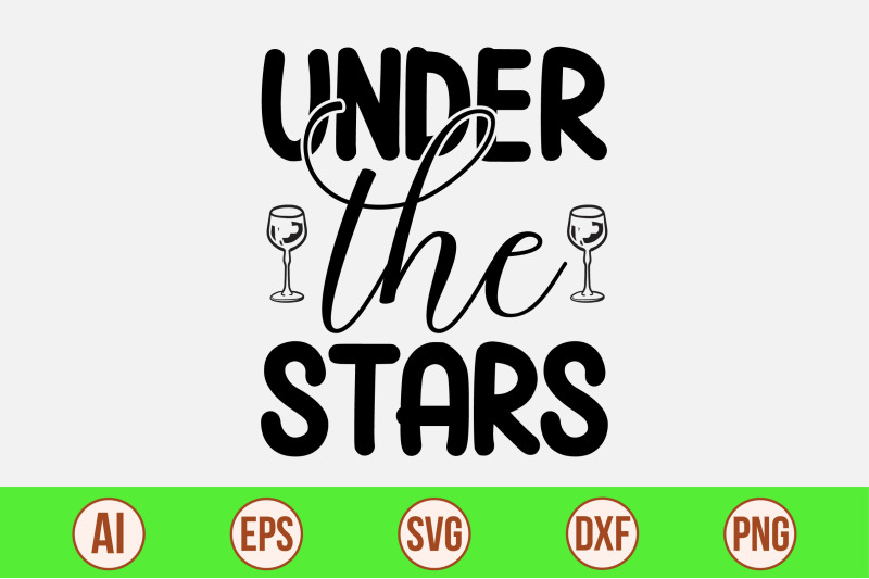 under-the-stars-svg-cut-file