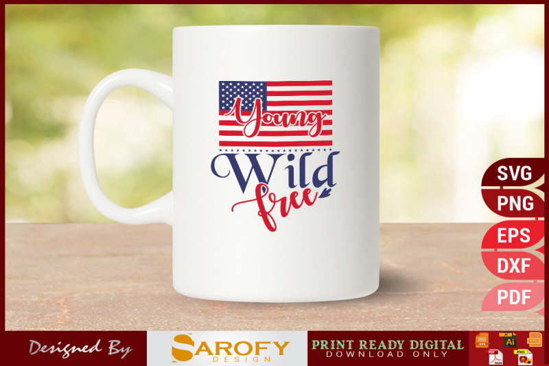 young-wild-free-4th-july-design-for-usa