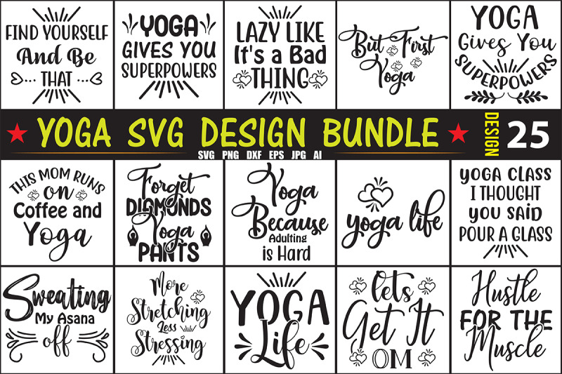 yoga-svg-bundle