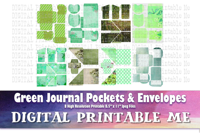 green-pockets-and-envelopes-vintage-ephemera-scrapbook-junk-journal-k