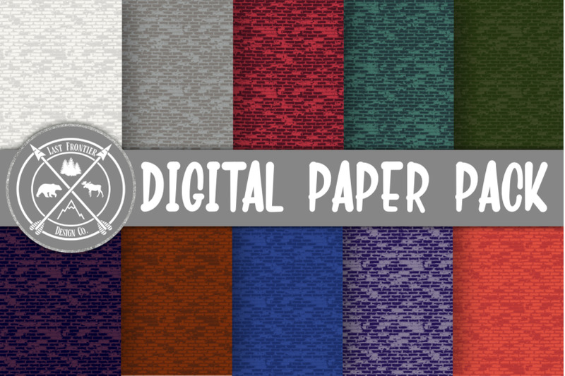 brick-digital-paper-pack-scrapbooking-papers