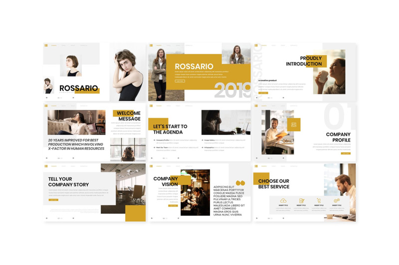 rossario-google-slide-template