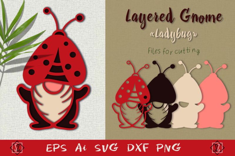 layered-gnome-quot-ladybug-quot-svg