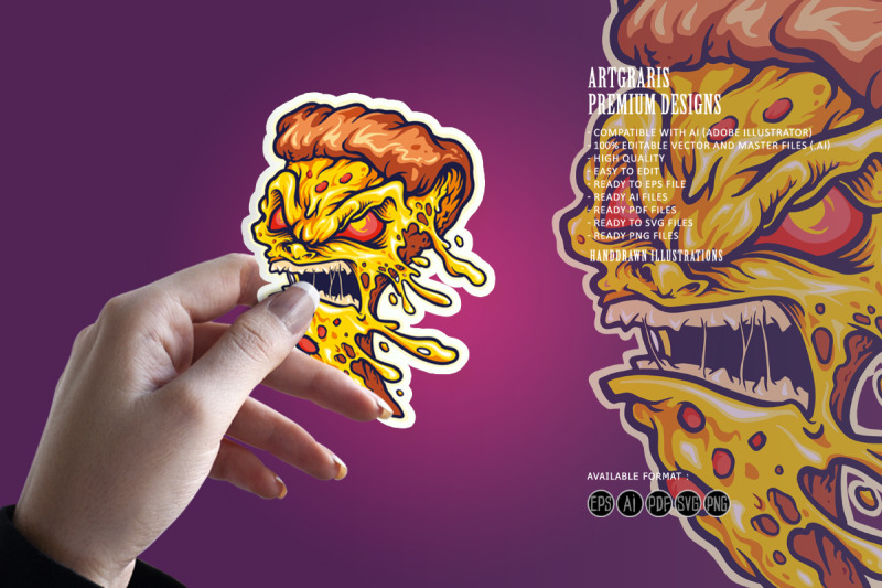 angry-pizza-slice-monster-logo-illustrations