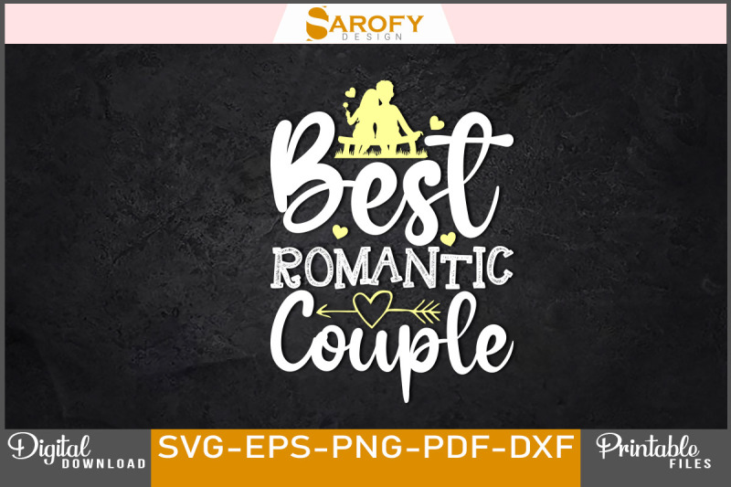 best-romantic-couple-svg-t-shirt-design