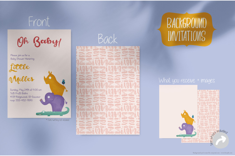 animal-tower-pink-invitation-template