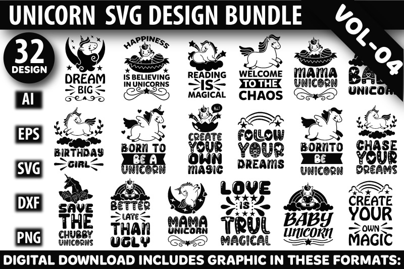 unicorn-svg-bundle