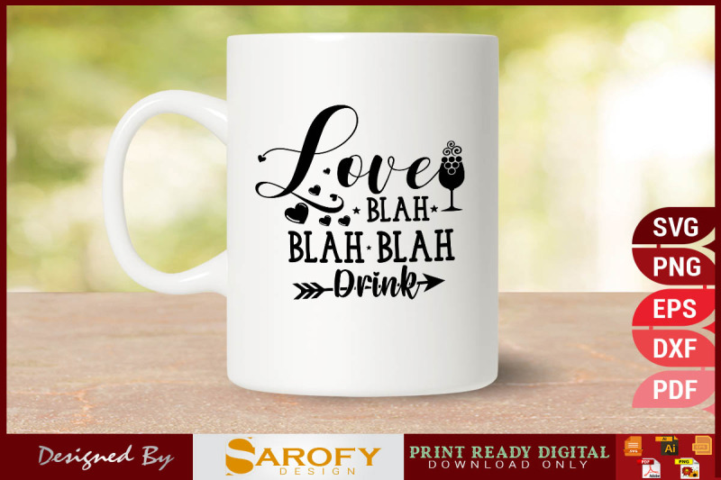 love-blah-blah-drink-wine-lover-design