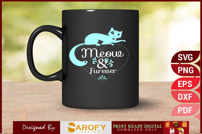 meow-amp-forever-cat-lover-svg-design