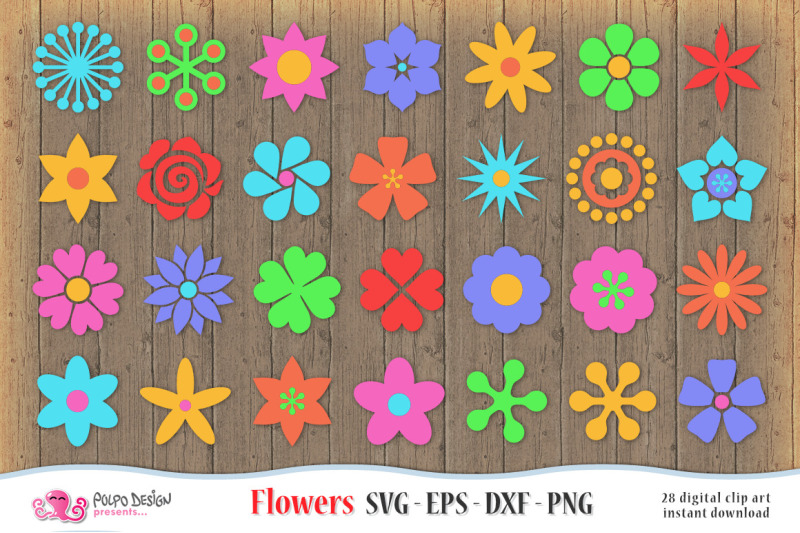 flowers-svg-eps-dxf-and-png