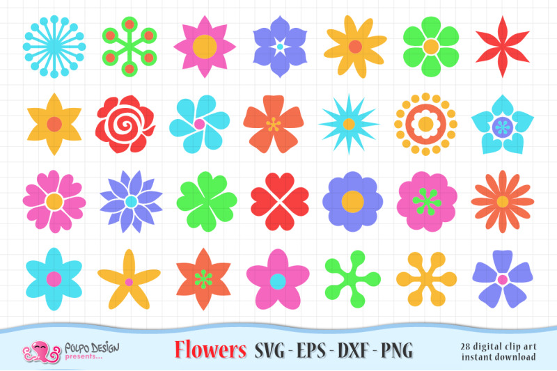 flowers-svg-eps-dxf-and-png