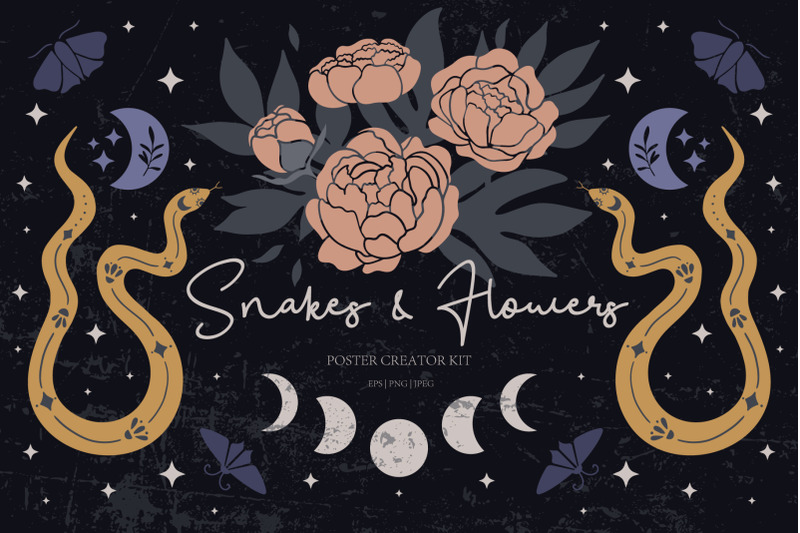 modern-snakes-amp-floral-set