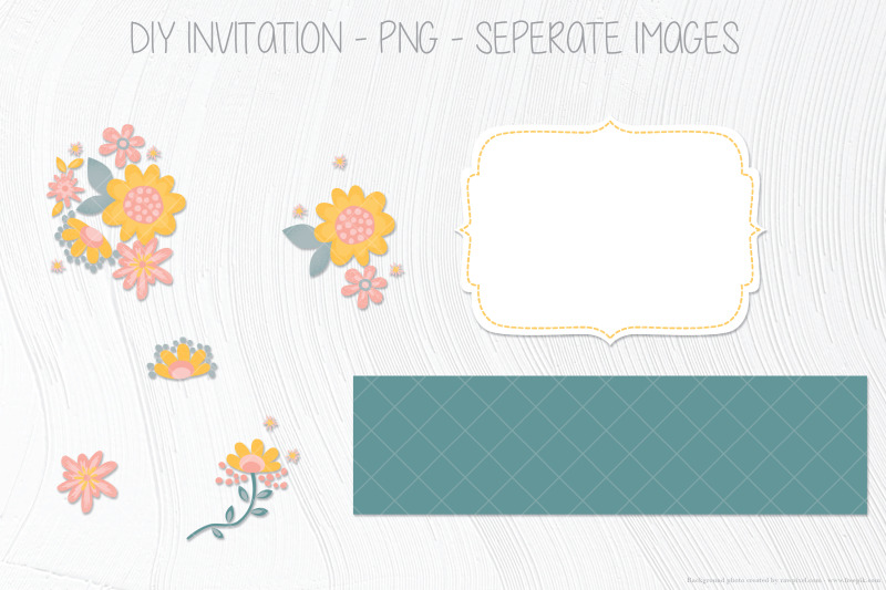 floral-bouquet-blue-invitation-template