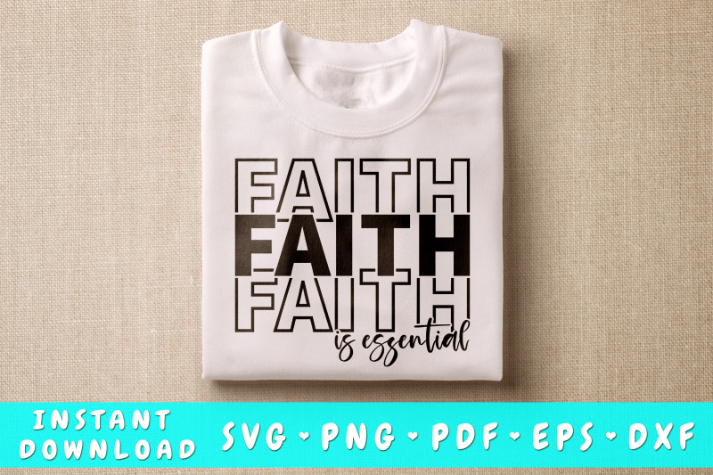 faith-is-essential-svg