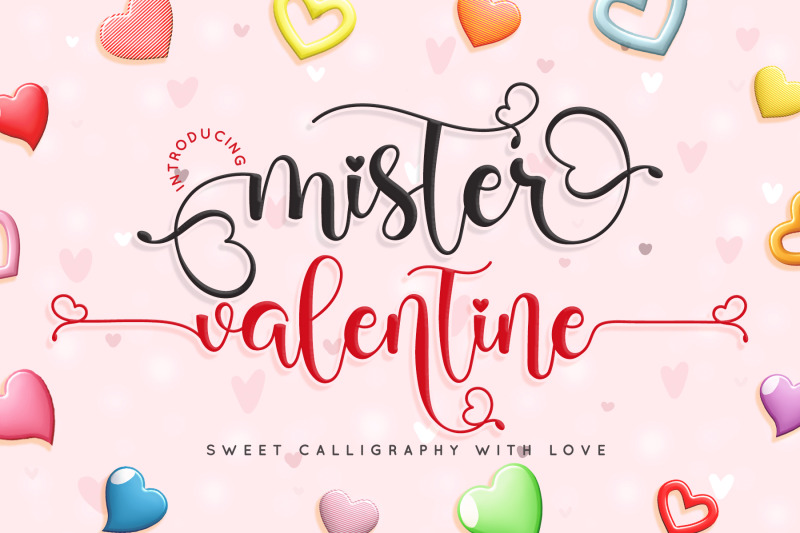mister-valentine-lovely-calligraphy-with-heart-accent