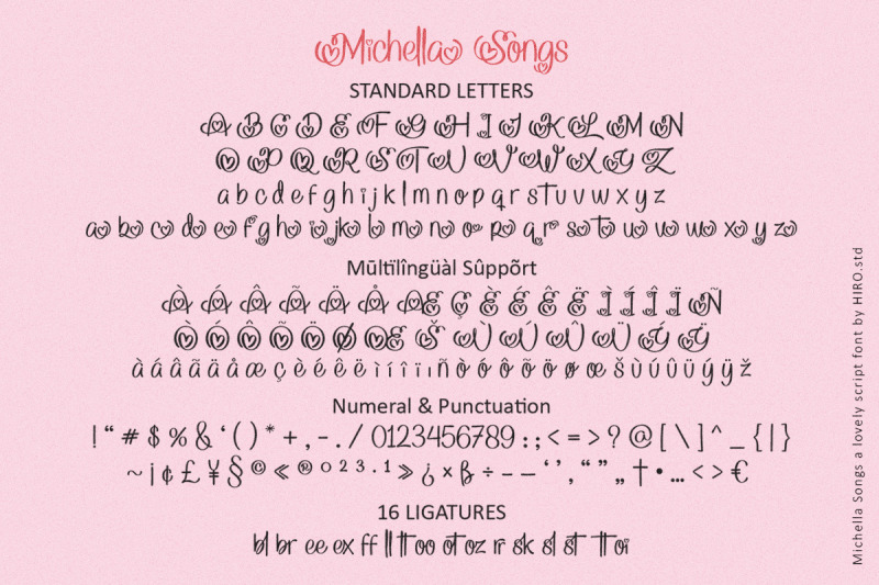 michella-songs-lovely-font