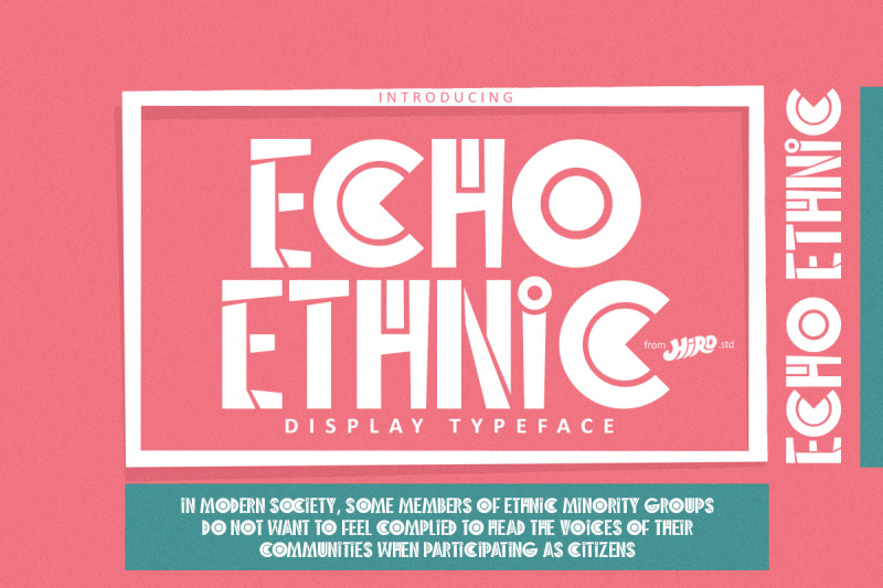 echo-ethnic-display-font