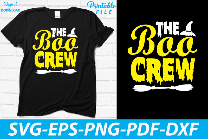 the-boo-crew-halloween-t-shirt-design