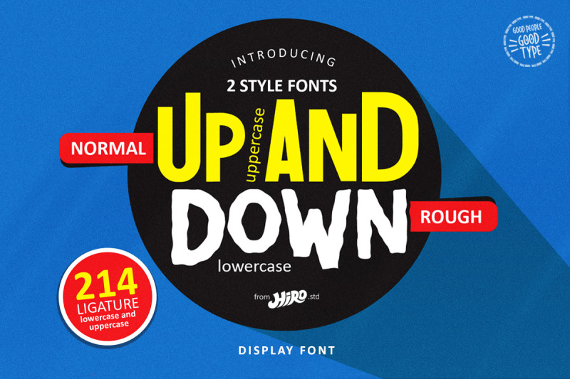 up-and-down-display-font
