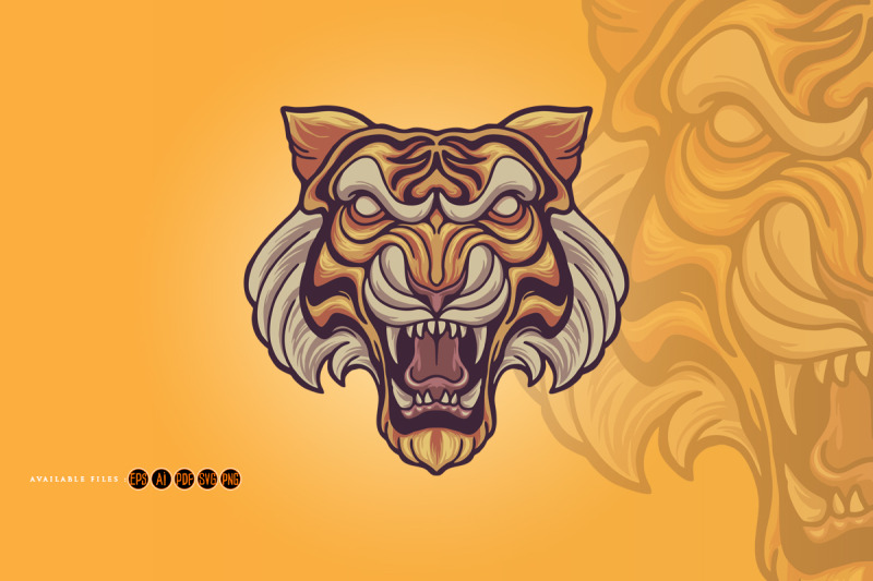 head-tiger-classic-vintage-mascot-illustrations