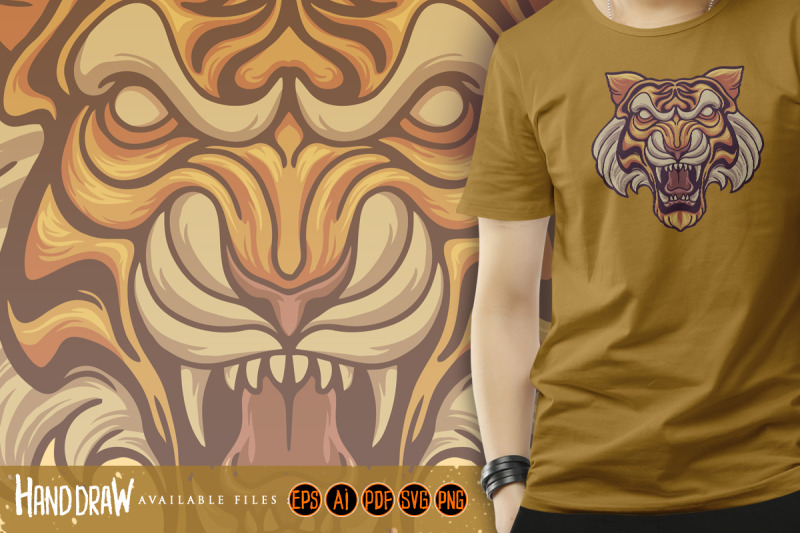 head-tiger-classic-vintage-mascot-illustrations