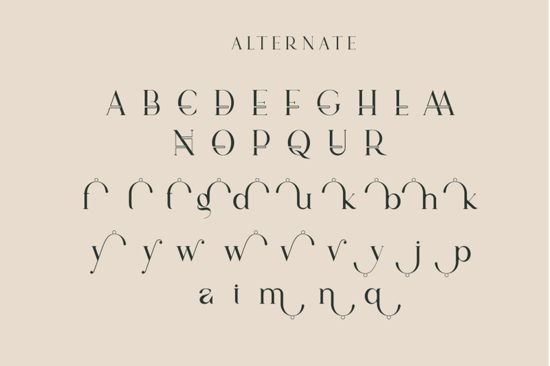vindea-ligature-serif-typeface