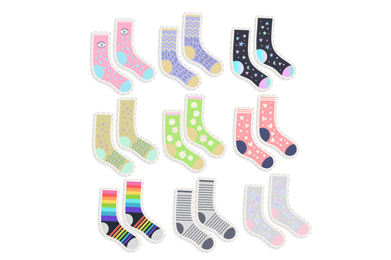 socks-sticker-set-amp-pattern