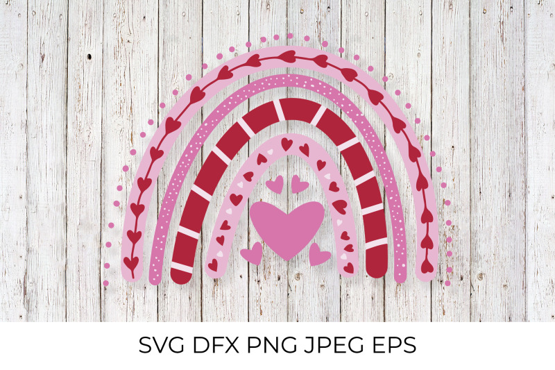 red-pink-heart-rainbow-svg-cute-valentines-clipart