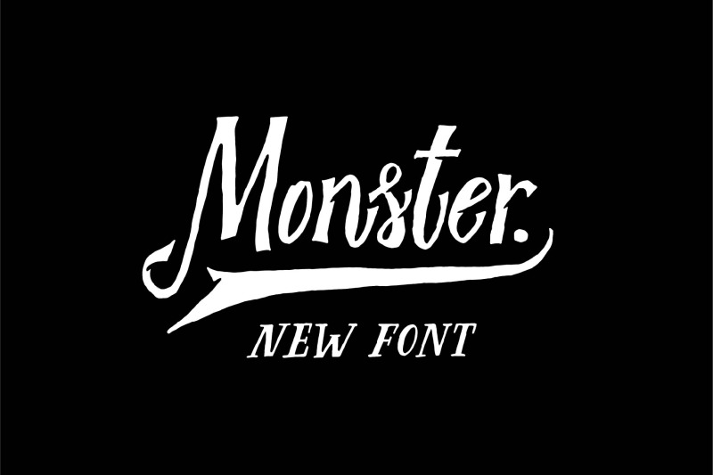 monster-vintage-font