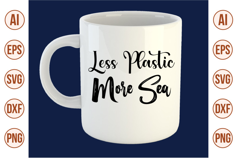 less-plastic-more-sea-svg-cut-file