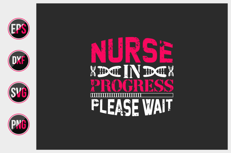 nurse-typographic-slogan-design-vector