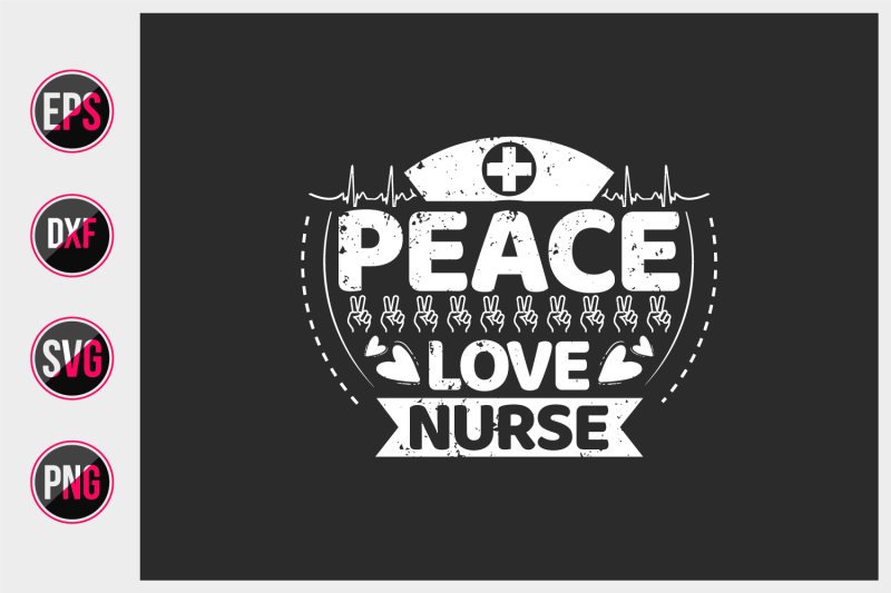 nurse-typographic-slogan-design-vector