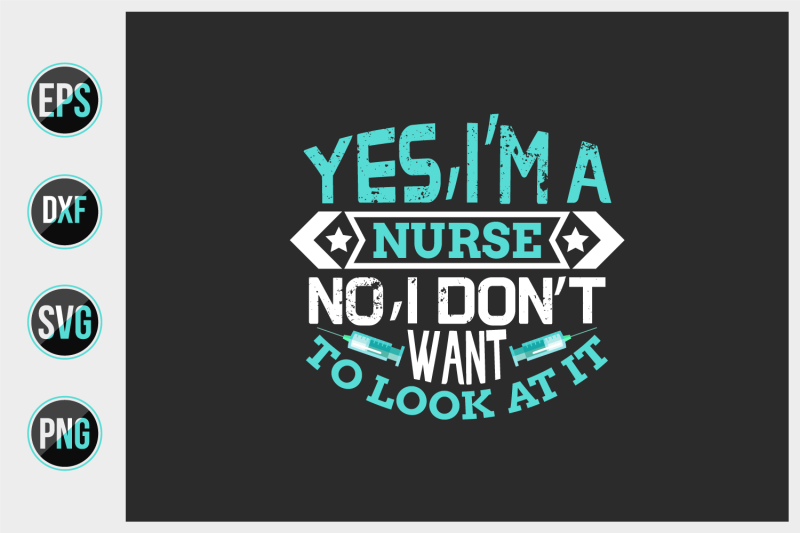 nurse-typographic-slogan-design-vector