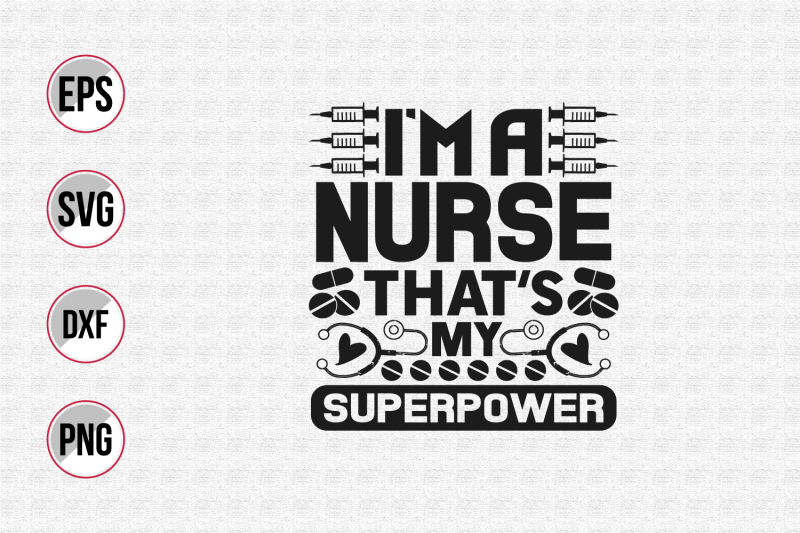 nurse-typographic-slogan-design-vector