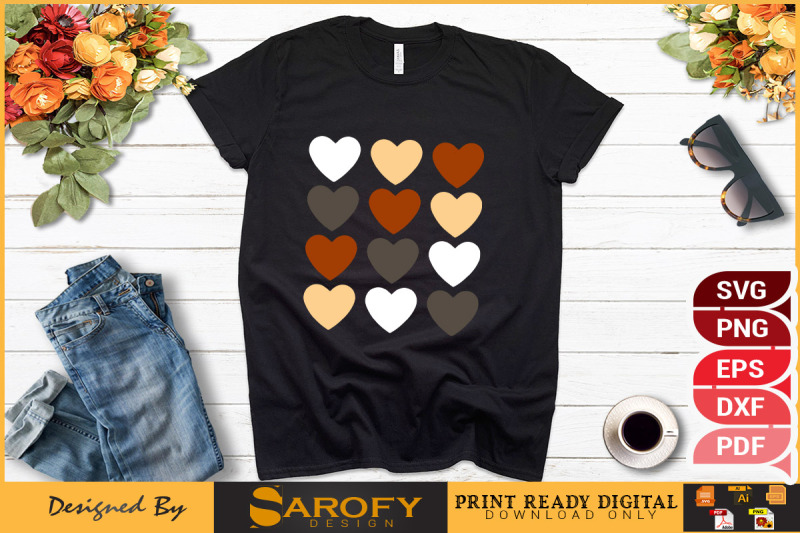 black-history-month-heart-design-svg-eps