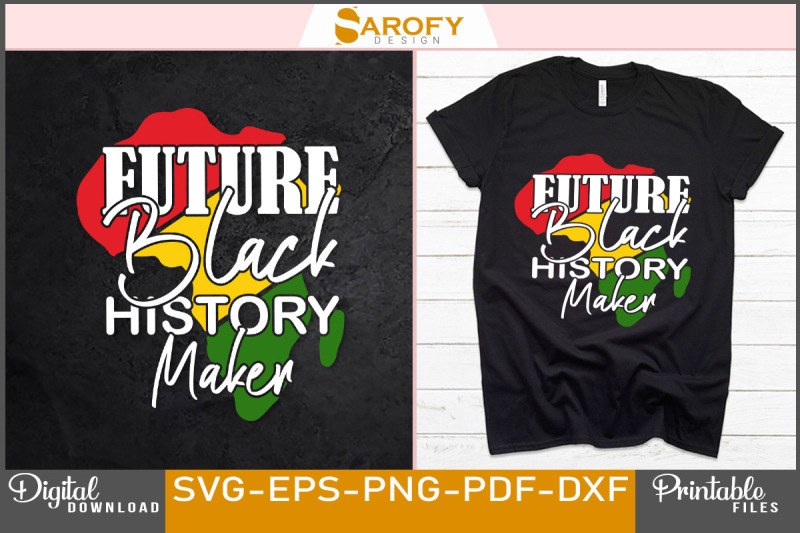future-black-history-maker-design-svg