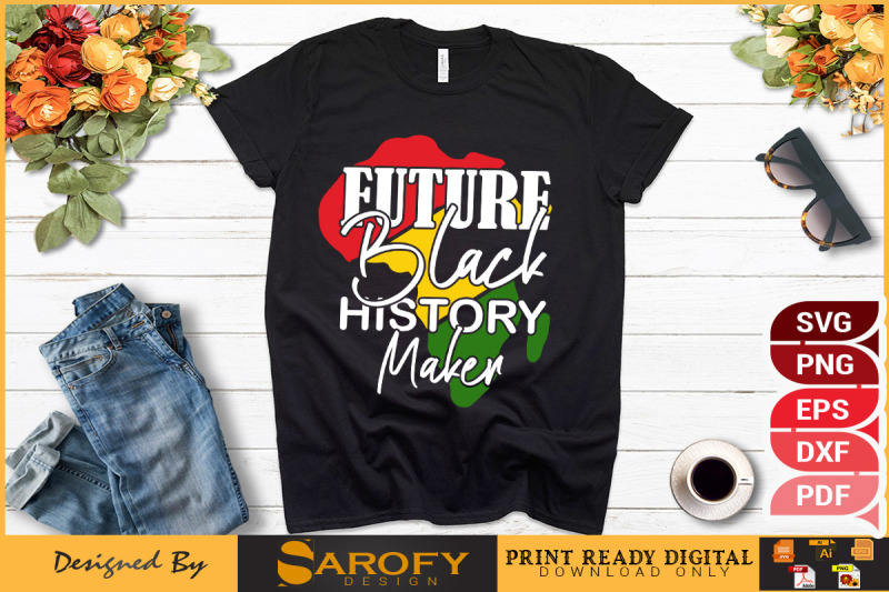 future-black-history-maker-design-svg