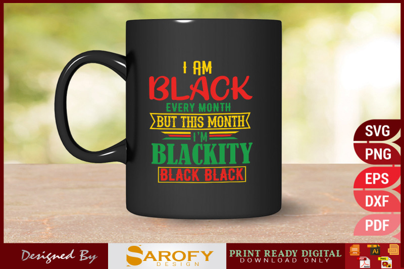 black-history-month-t-shirt-design-svg